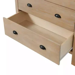 Online Kirklands Home Light Driftwood 5-Drawer Storage Chest Tan