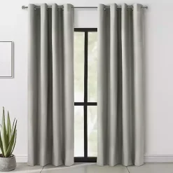 Outlet Kirklands Home Light Alpine Blackout Curtain Panel, 108 in. Gray