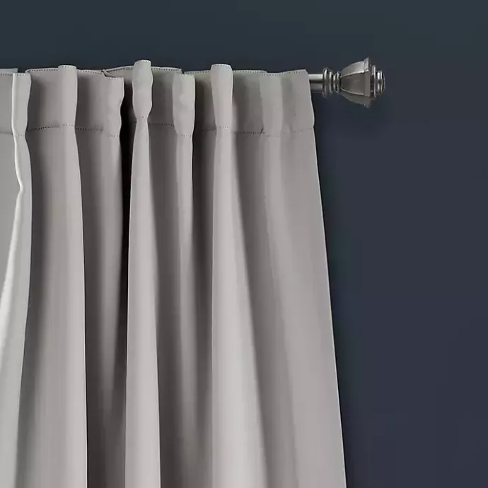 Sale Kirklands Home Light Blackout Curtain Panel Set, 84 in. Gray