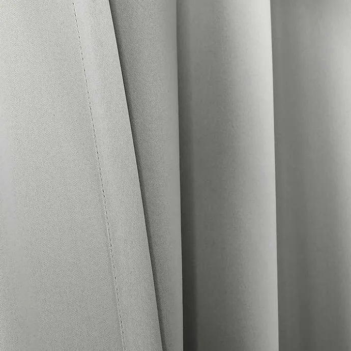 Sale Kirklands Home Light Blackout Curtain Panel Set, 84 in. Gray