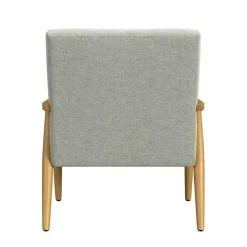 Online Kirklands Home Light Button Tufted Accent Chair Gray