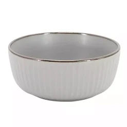 Outlet Kirklands Home Light Leo Stoneware 16-pc. Dinnerware Set Gray