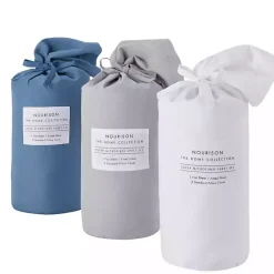 Sale Kirklands Home Light Microfiber 4-pc. Queen Sheet Set Gray