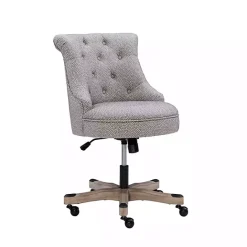 Online Kirklands Home Light Miller Tufted Office Chair Gray
