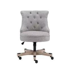 Online Kirklands Home Light Miller Tufted Office Chair Gray