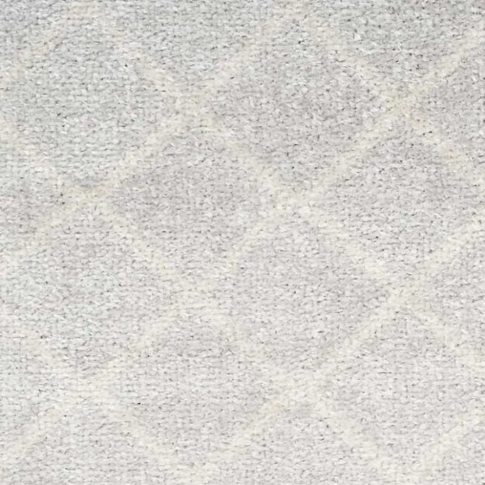 Kirklands Home Light Moroccan Washable Runner, 2x8 Gray