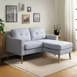 Hot Kirklands Home Light 2-pc. Loveseat & Ottoman Set Gray