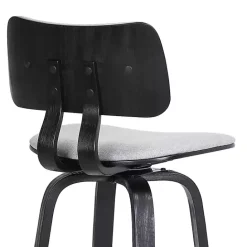 Hot Kirklands Home Light Pico Swivel Counter Stool Gray