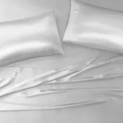 Sale Kirklands Home Light Satin 6-pc. California King Sheet Set Gray