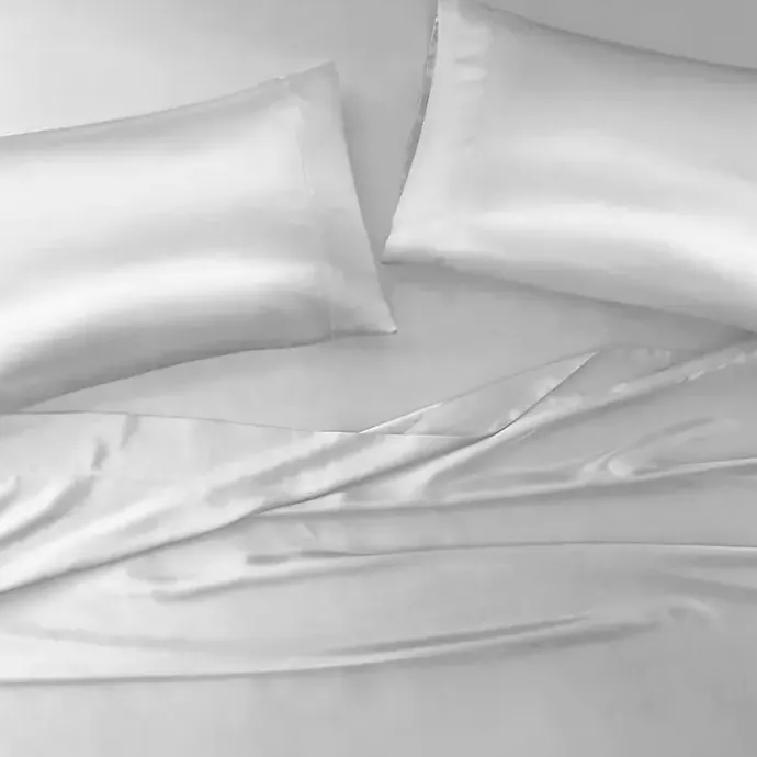 Sale Kirklands Home Light Satin 6-pc. California King Sheet Set Gray