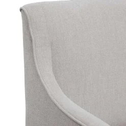 Clearance Kirklands Home Light Slipcover Dining Chair with Casters Gray