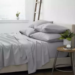 Best Kirklands Home Light Soft 6-pc. California King Sheet Set Gray