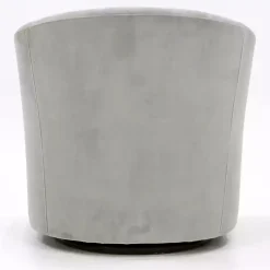 Sale Kirklands Home Light Swivel Barrel Accent Chair Gray