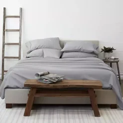 Best Kirklands Home Light Ultra Soft 6-pc. Queen Sheet Set Gray