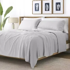 Clearance Kirklands Home Light Ultra Soft 3-pc. Twin Sheet Set Gray