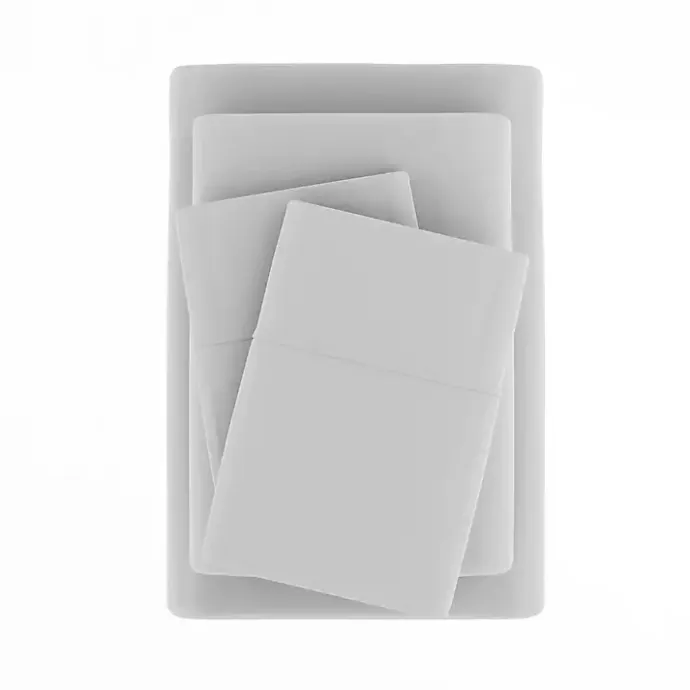 Outlet Kirklands Home Light Ultra Soft 3-pc. Twin XL Sheet Set Gray
