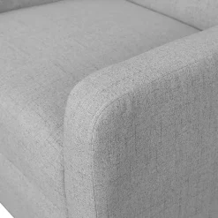 Outlet Kirklands Home Light Upholstered Juno Accent Chair Gray