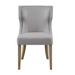 Sale Kirklands Home Light Wingback Dining Chair Gray