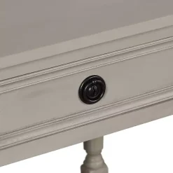 Sale Kirklands Home Light Wood Barrett Accent Table Gray