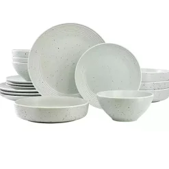 Best Kirklands Home Light Emilia Stoneware 16-pc. Dinnerware Set Green