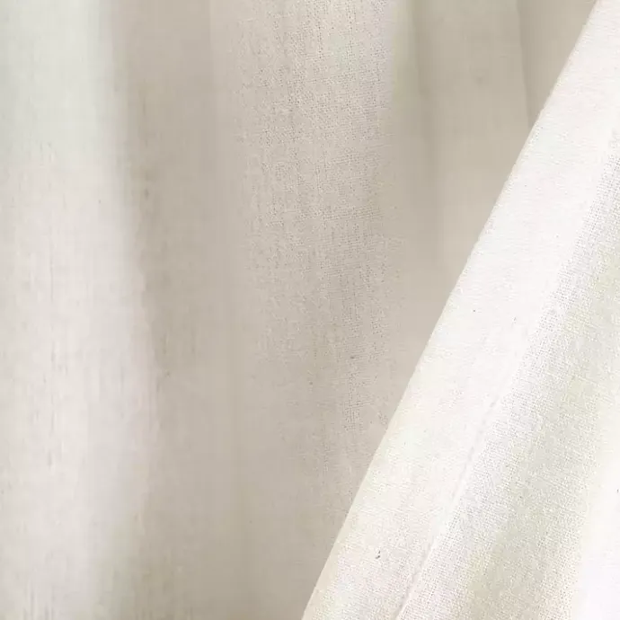 Best Kirklands Home Light Linen Lace Curtain Valance Ivory