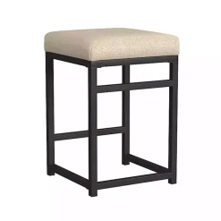 Sale Kirklands Home Light Upholstered Counter Stool Tan