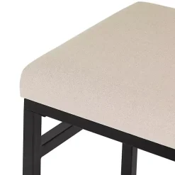 Sale Kirklands Home Light Upholstered Counter Stool Tan