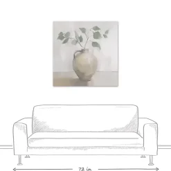 Clearance Kirklands Home Light Vase Botanical Canvas Art Print