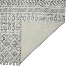 Sale Kirklands Home Lilia Gray Geo Stripe Flatweave Runner, 2x8