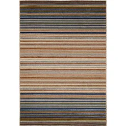 Sale Kirklands Home Linear Seaside Outdoor Area Rug, 7x10 Multi
