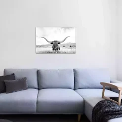 Hot Kirklands Home Longhorn Giclee Canvas Art Print