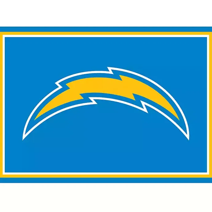 Hot Kirklands Home Los Angeles Chargers Area Rug, 3x4 Blue