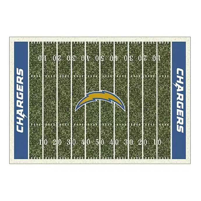 Discount Kirklands Home Los Angeles Chargers Home Field Area Rug, 6x8