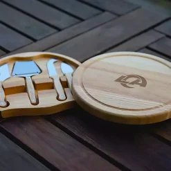 Kirklands Home Los Angeles Rams Cheese Board and Tool Set Tan