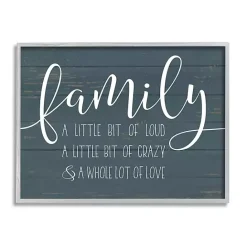 Best Kirklands Home Loud Family Framed Giclee Canvas Art Print