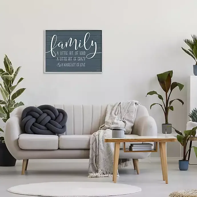 Best Kirklands Home Loud Family Framed Giclee Canvas Art Print
