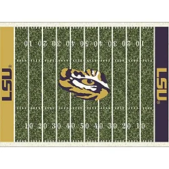 Outlet Kirklands Home Louisiana State University Home Field Area Rug, 6x8 Green