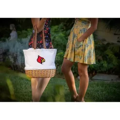 Sale Kirklands Home Louisville Cardinals Canvas Tote Bag Red