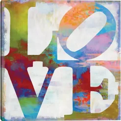 Discount Kirklands Home Love in Color Canvas Art Print