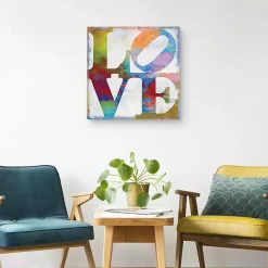 Discount Kirklands Home Love in Color Canvas Art Print