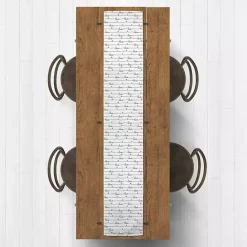 Clearance Kirklands Home Love Script Pattern Table Runner, 72 in.
