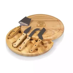 Sale Kirklands Home LSU Tigers Cheese Board and Tool Set Tan