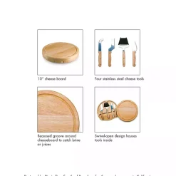 Sale Kirklands Home LSU Tigers Cheese Board and Tool Set Tan