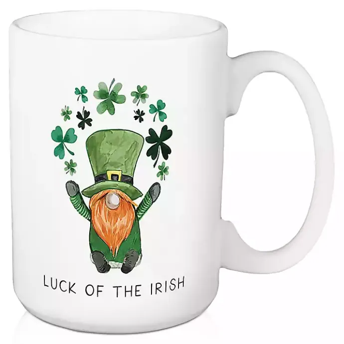 Hot Kirklands Home Luck of the Irish Shamrocks Mugs, Set of 2