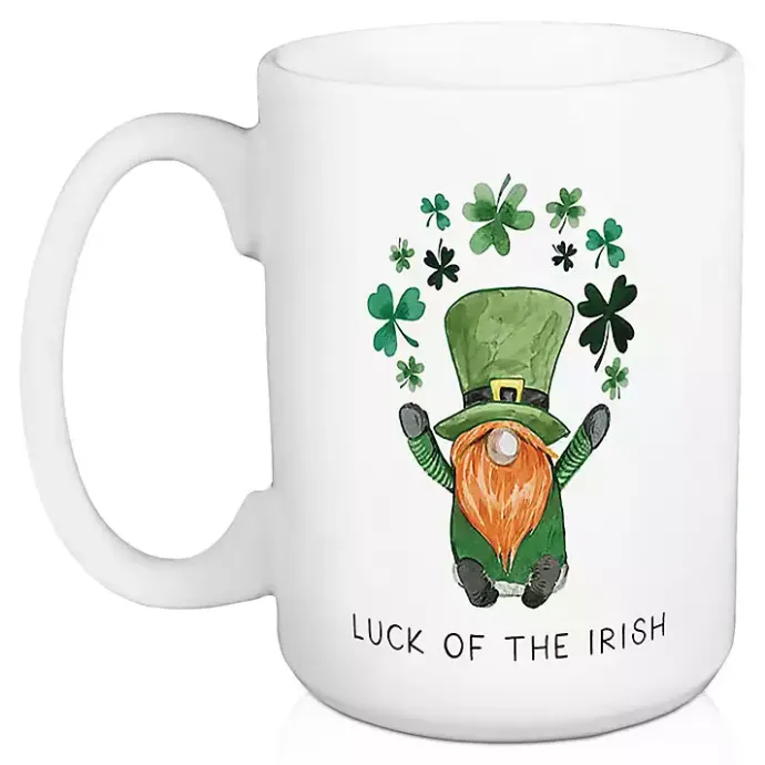 Hot Kirklands Home Luck of the Irish Shamrocks Mugs, Set of 2