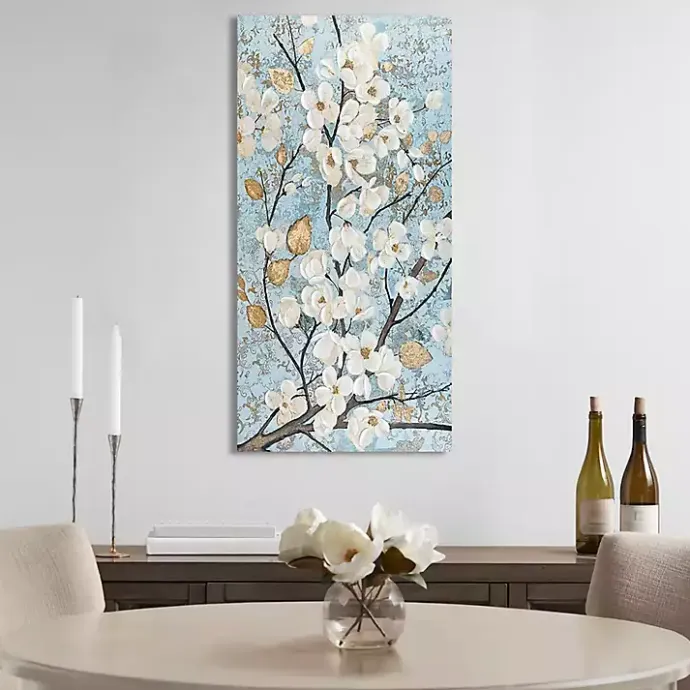 Outlet Kirklands Home Luminous Gold Foil Bloom Canvas Art Print
