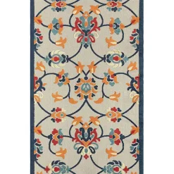 Clearance Kirklands Home Lyla Multi Floral Damask Indoor/Outdoor Rug, 5x8