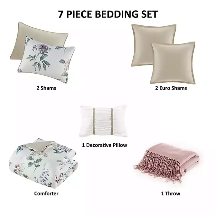 Online Kirklands Home Madison Park Monah 7-pc. Full/Queen Comforter Set