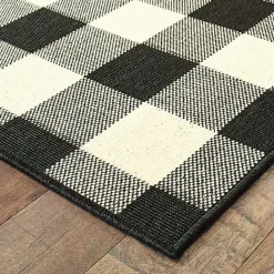 New Kirklands Home Madura Buffalo Check Outdoor Runner