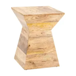 Hot Kirklands Home Mango Wood Nielsen Accent Table Tan